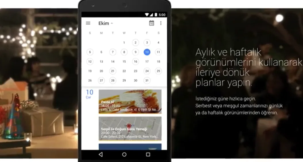 via Google Calendar